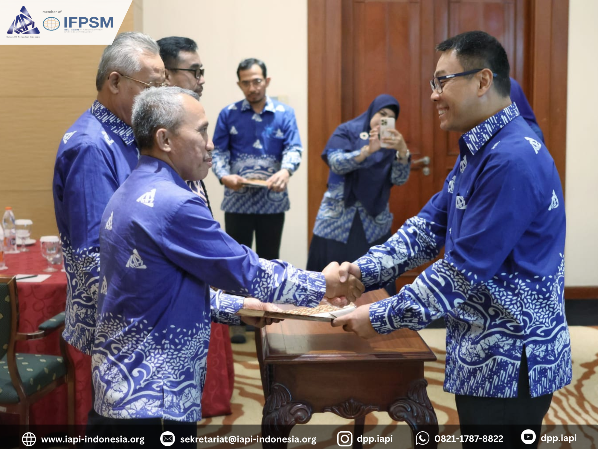 Pelantikan dan Pengukuhan DPD IAPI Bengkulu, Kepulauan Riau, dan Sulawesi Tengah