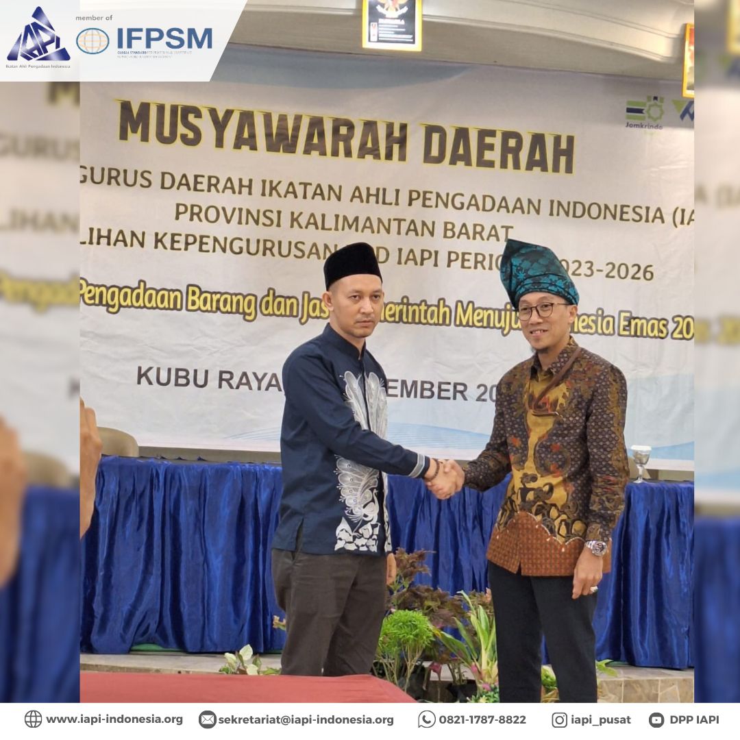 Musyawarah Daerah DPD IAPI Kalimantan Barat